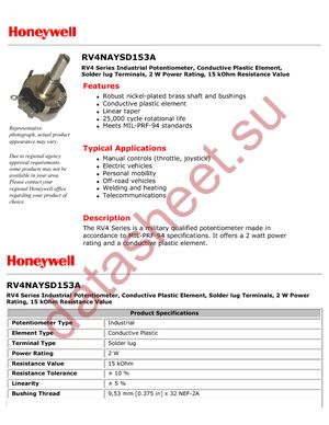 RV4NAYSD153A datasheet  